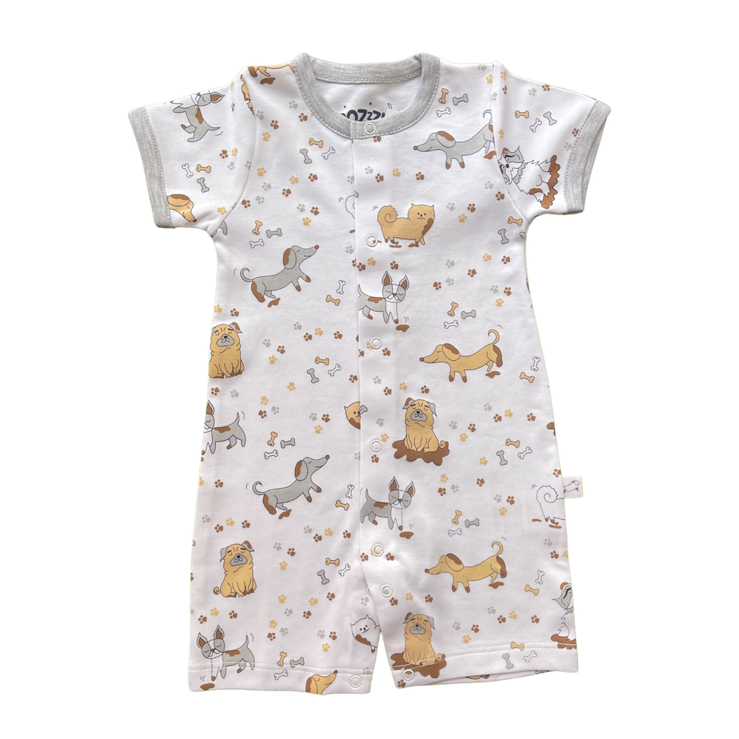 Dogs in Mud Romper